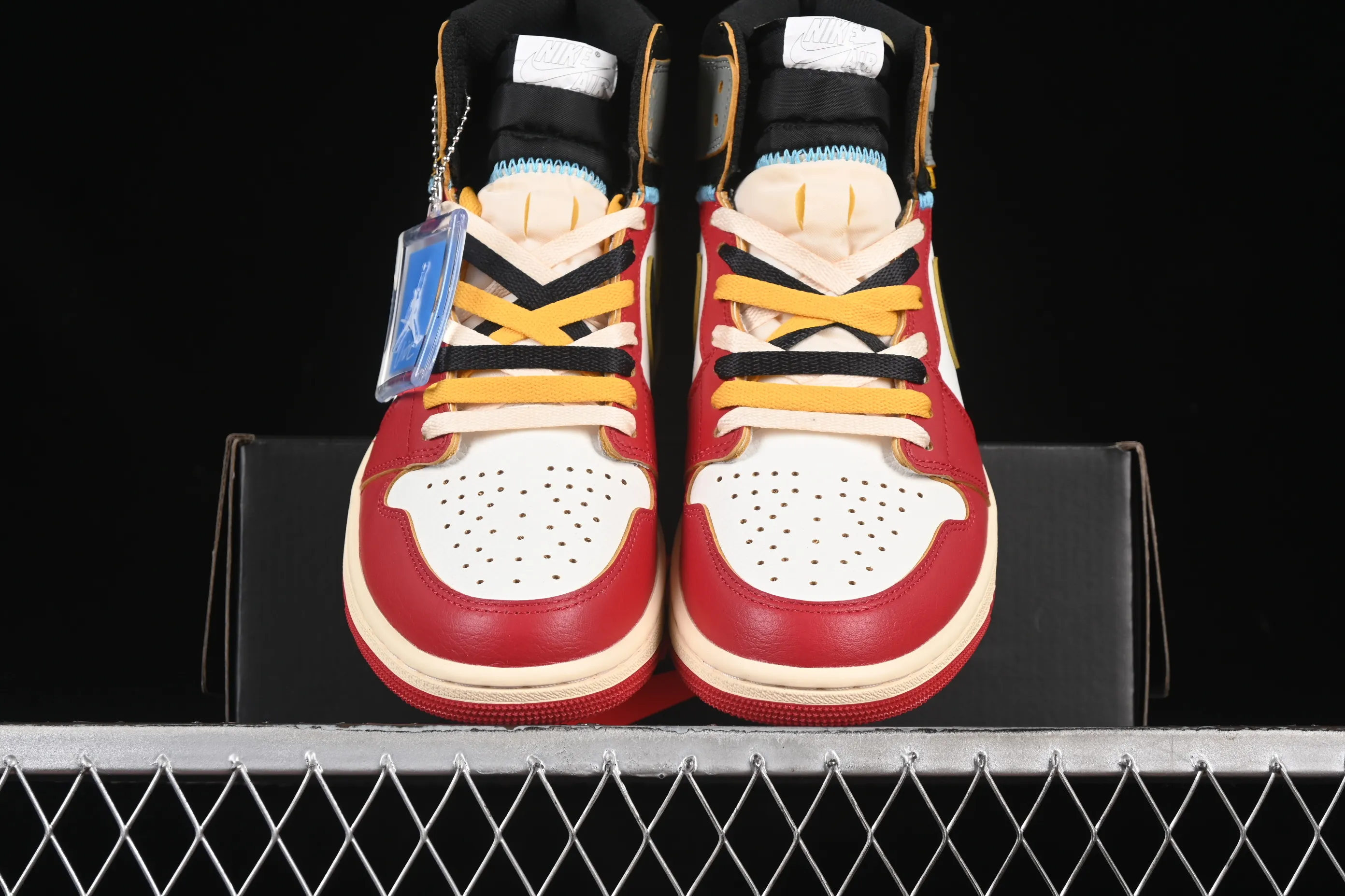 All categories Air Jordan Jordan series basketball shoes Air Jordan 1 High foreign trade version Union x Air Jordan 1 Retro High AJ1 Joe 1 Shadow Chicago high-top basketball shoes HV8563-600